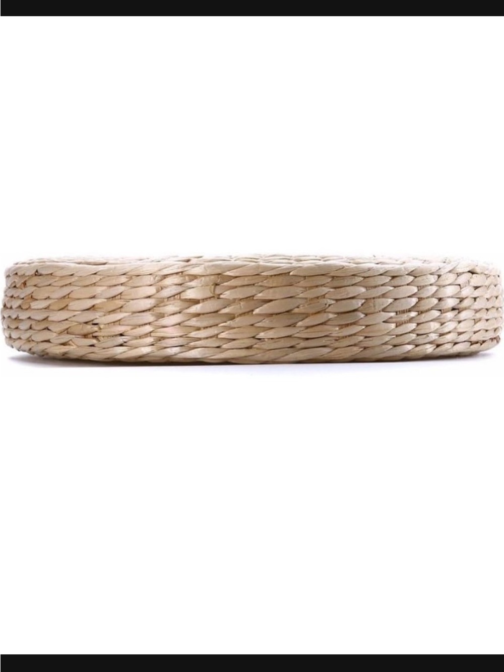 Round Woven Straw charger Placemat Set - Natural Straw - Picture 8 of 10